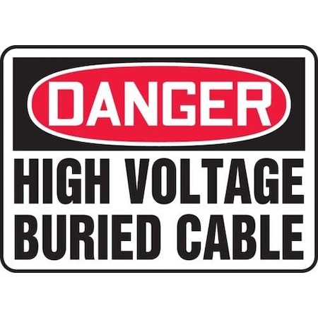 OSHA DANGER SAFETY SIGN HIGH MELC030VP